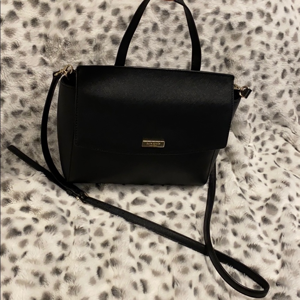 Kate Spade Black Satchel with Crossbody Option